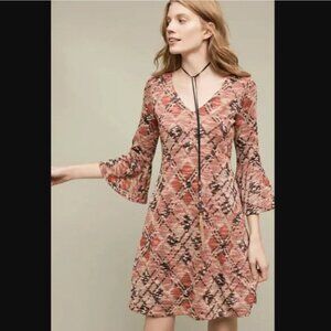 Anthropologie Maeve Erina Swing Knit Dress Size XL